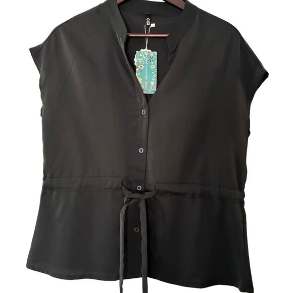 CiciBird Button Down Peplum Blouse - Picture 1 of 7